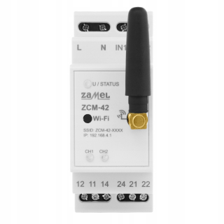Smart home senzor - Ovládacie hodiny Zamel 230 V IP20 16 A